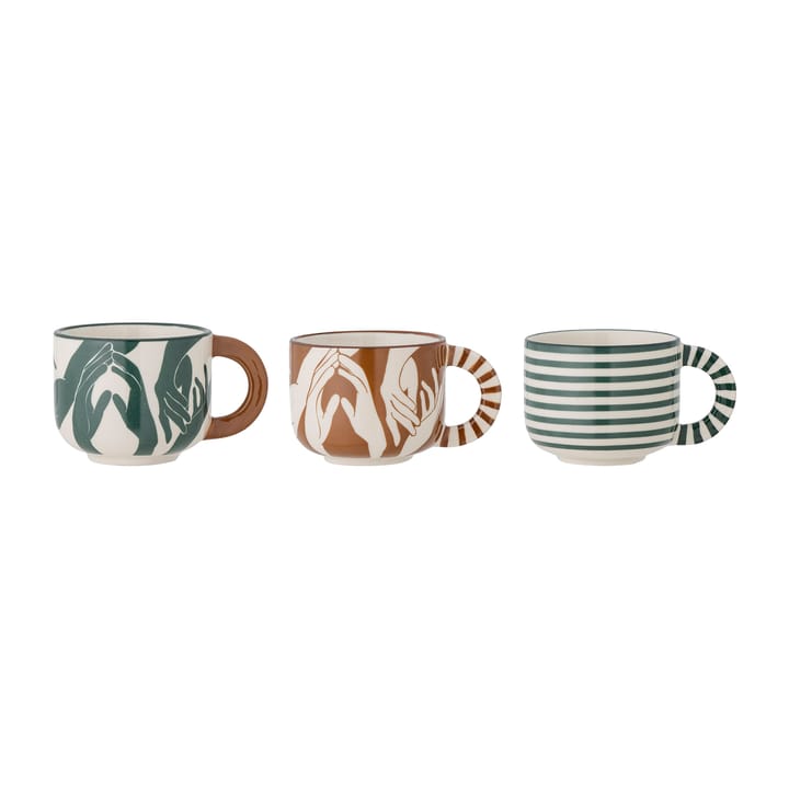 Carim kuppi 6,5 cm 3 osaa - Monivärinen - Bloomingville