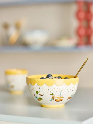 Celebrate kulho Ø13,5 cm - Keltainen - Bloomingville