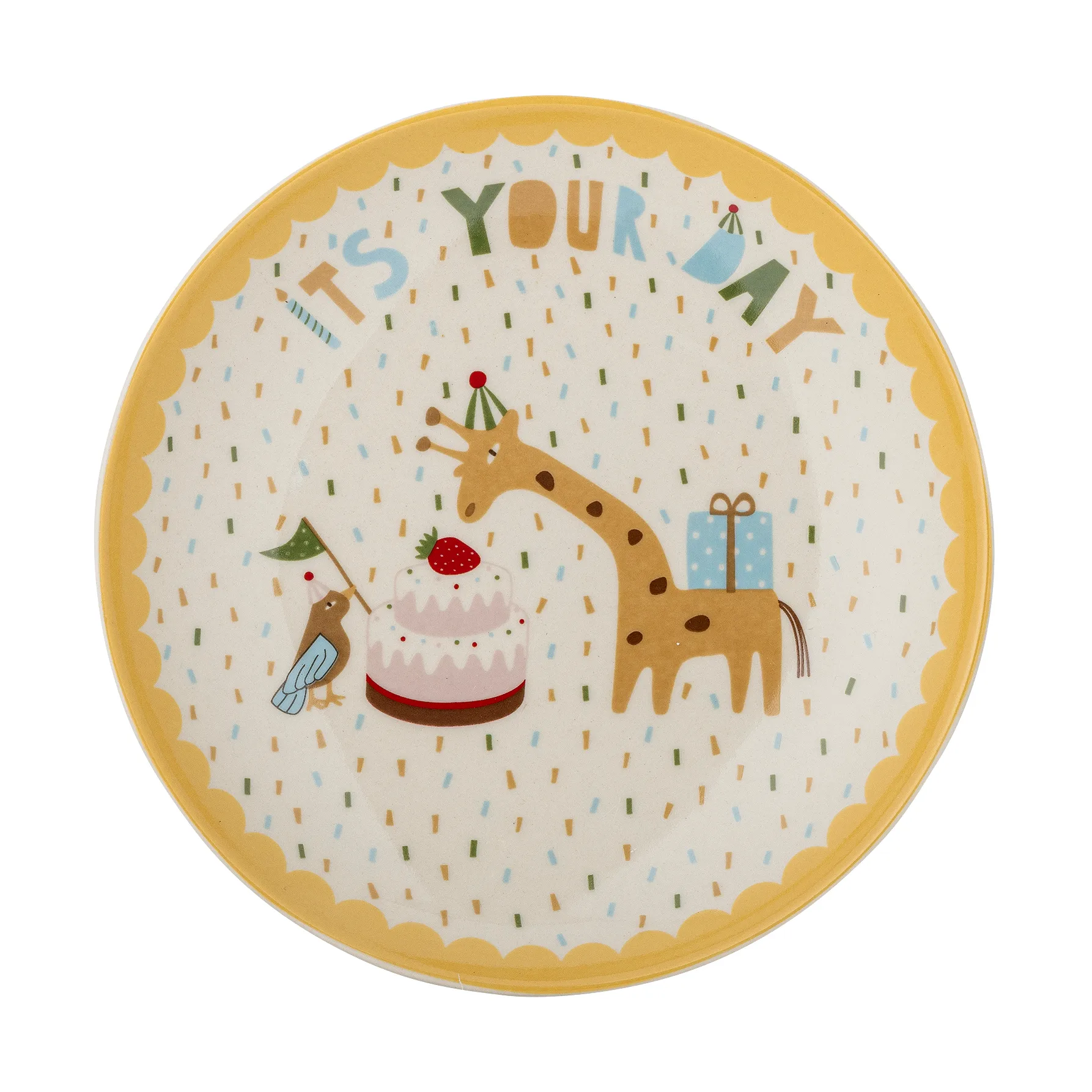 Celebrate lautanen Ø16 cm, Keltainen Bloomingville