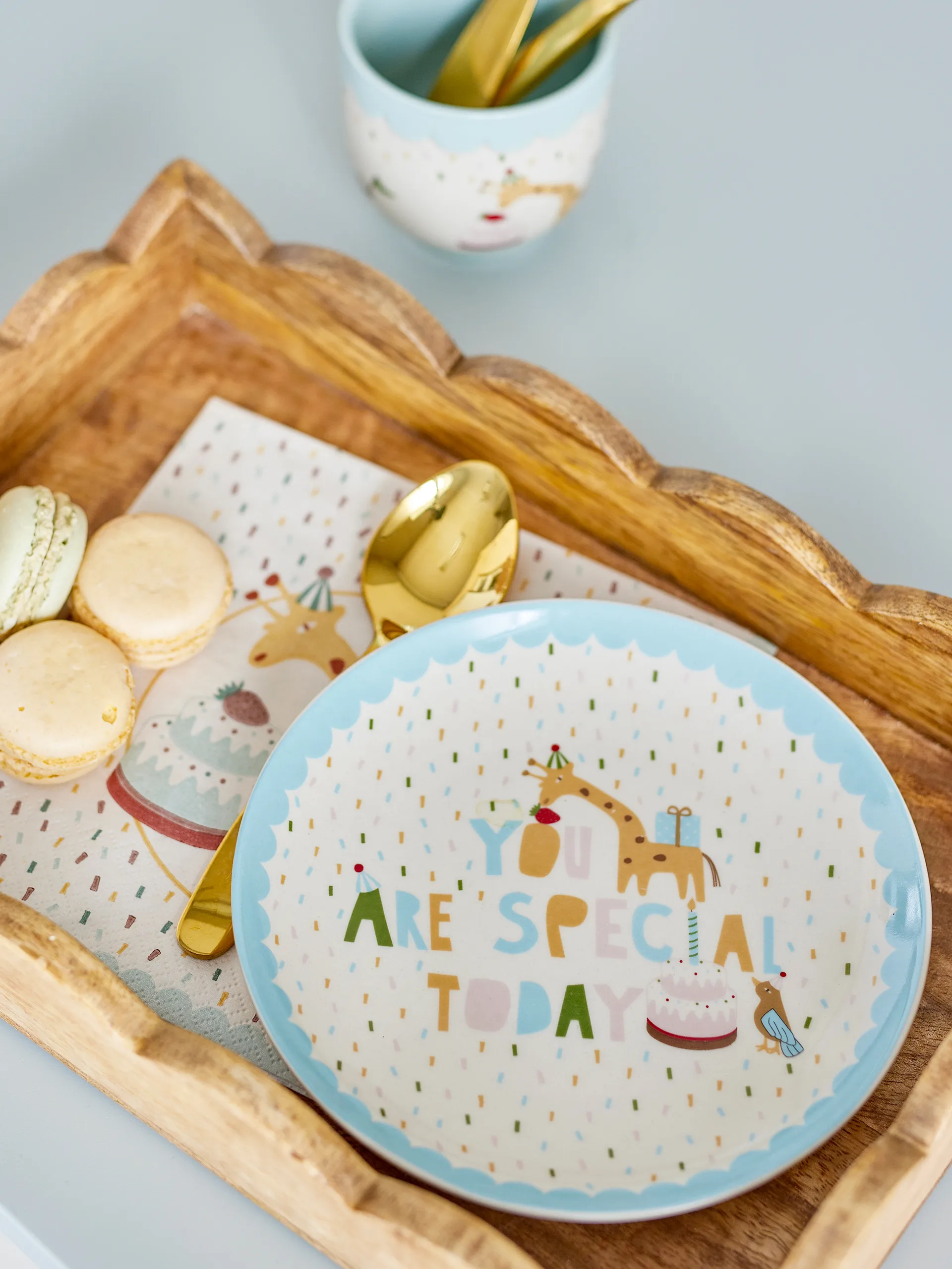 Celebrate lautanen Ø16 cm, Sininen Bloomingville