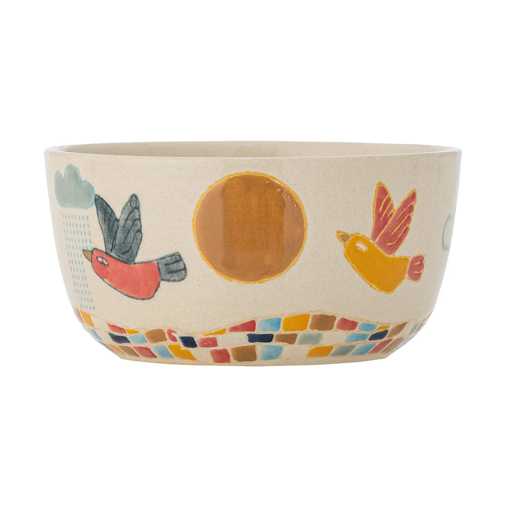 Colorine kulho Ø12 cm, Luonnollinen Bloomingville