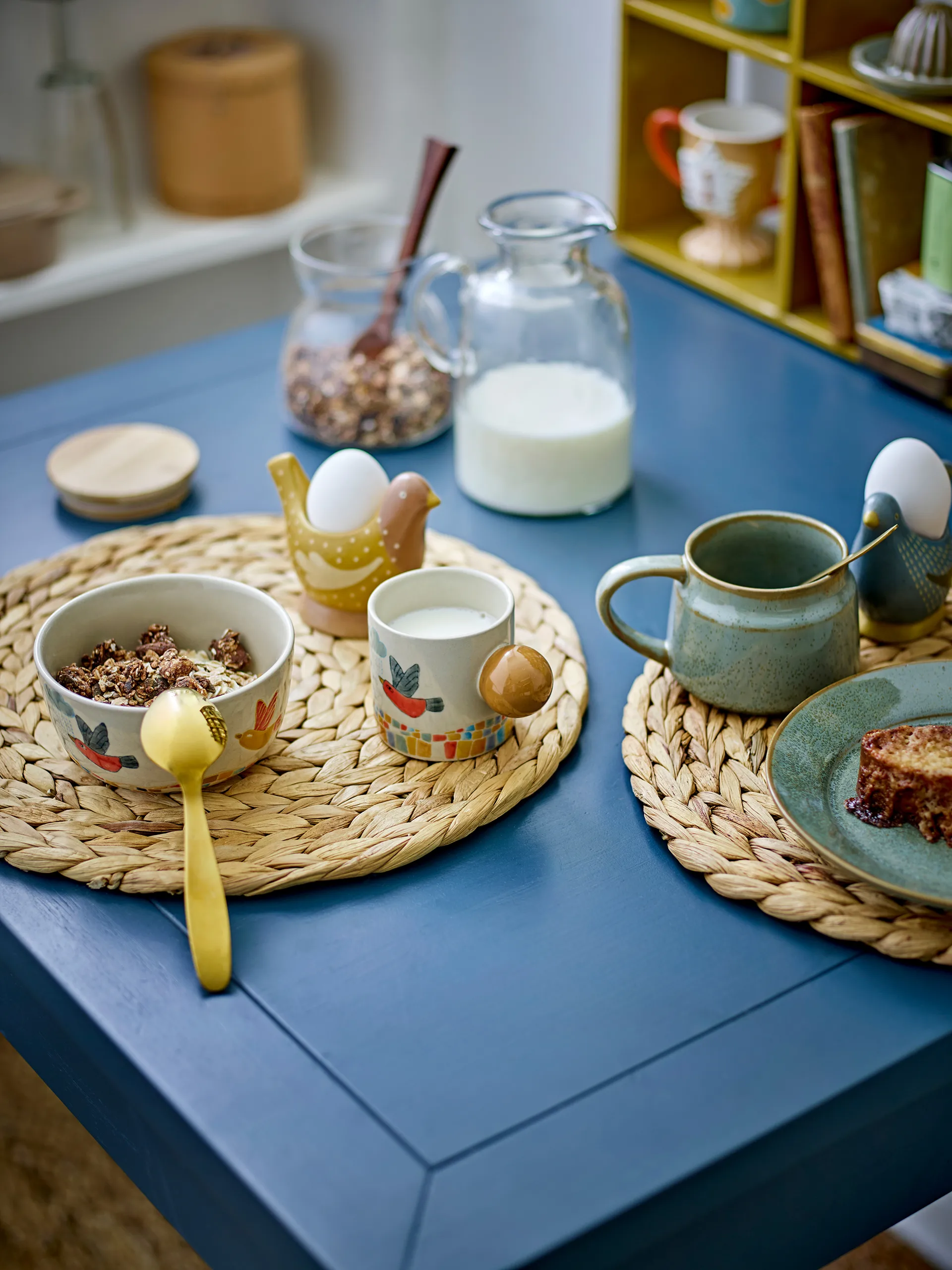 Colorine kulho Ø12 cm, Luonnollinen Bloomingville