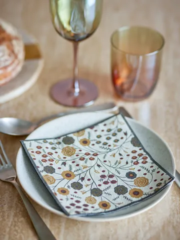 Eydis paperinen lautasliina 20 kpl - Luonnollinen - Bloomingville