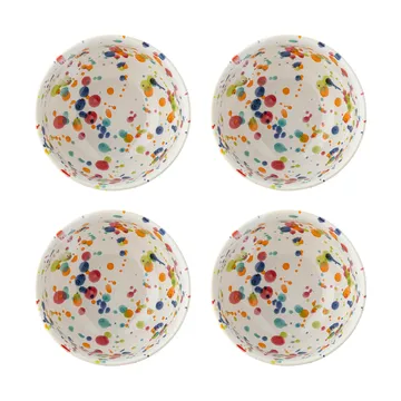 Freckles kulho 4-pack Ø11,5 cm - Punainen - Bloomingville