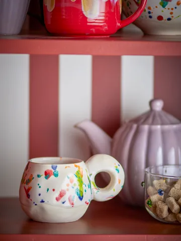 Freckles muki 4-pack - Punainen - Bloomingville