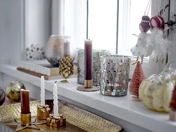 Geraldine kynttilänjalka messinki - Ø 5 x 9 cm - Bloomingville