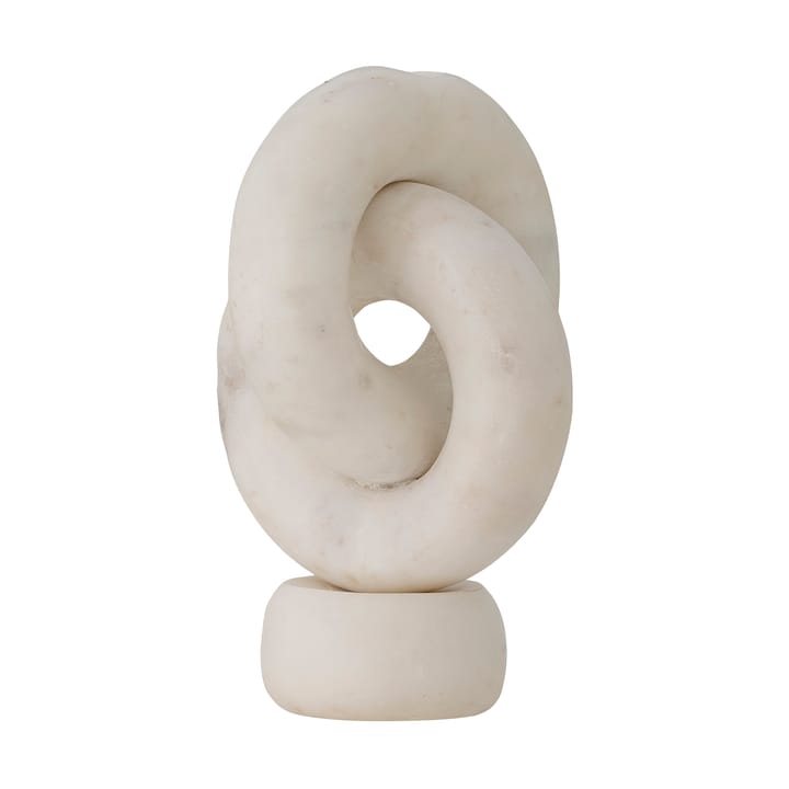 Goa kynttilänjalka 20 cm - White marble - Bloomingville