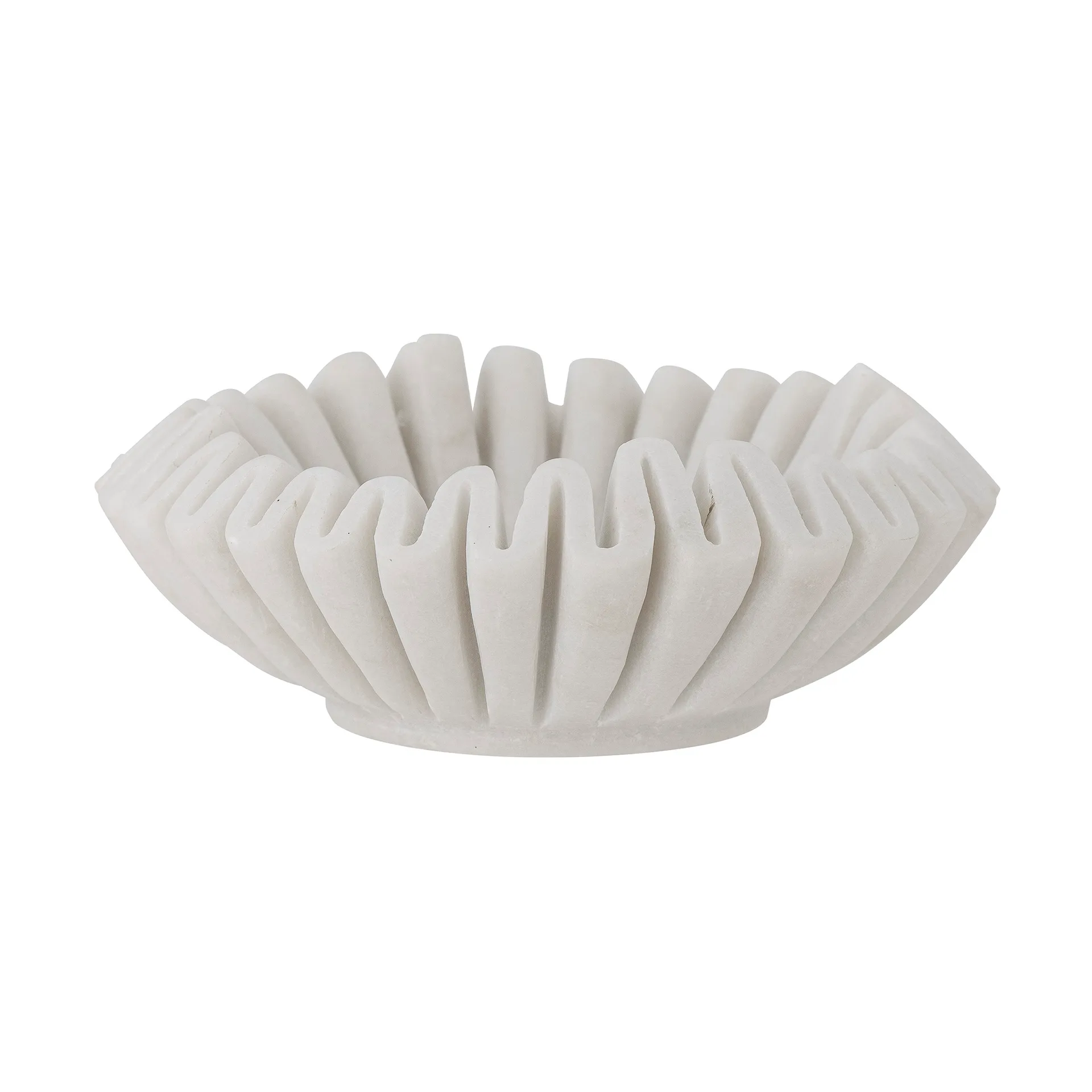 Harmonia koristekulho Ø17 cm, White marble Bloomingville