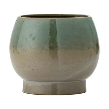 Imke ruukku aluslautasella - Green, 18,5x17,5 cm - Bloomingville