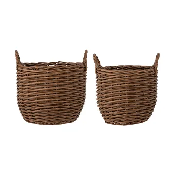 Jayde säilytyskori 2 osaa - Ruskea - Bloomingville