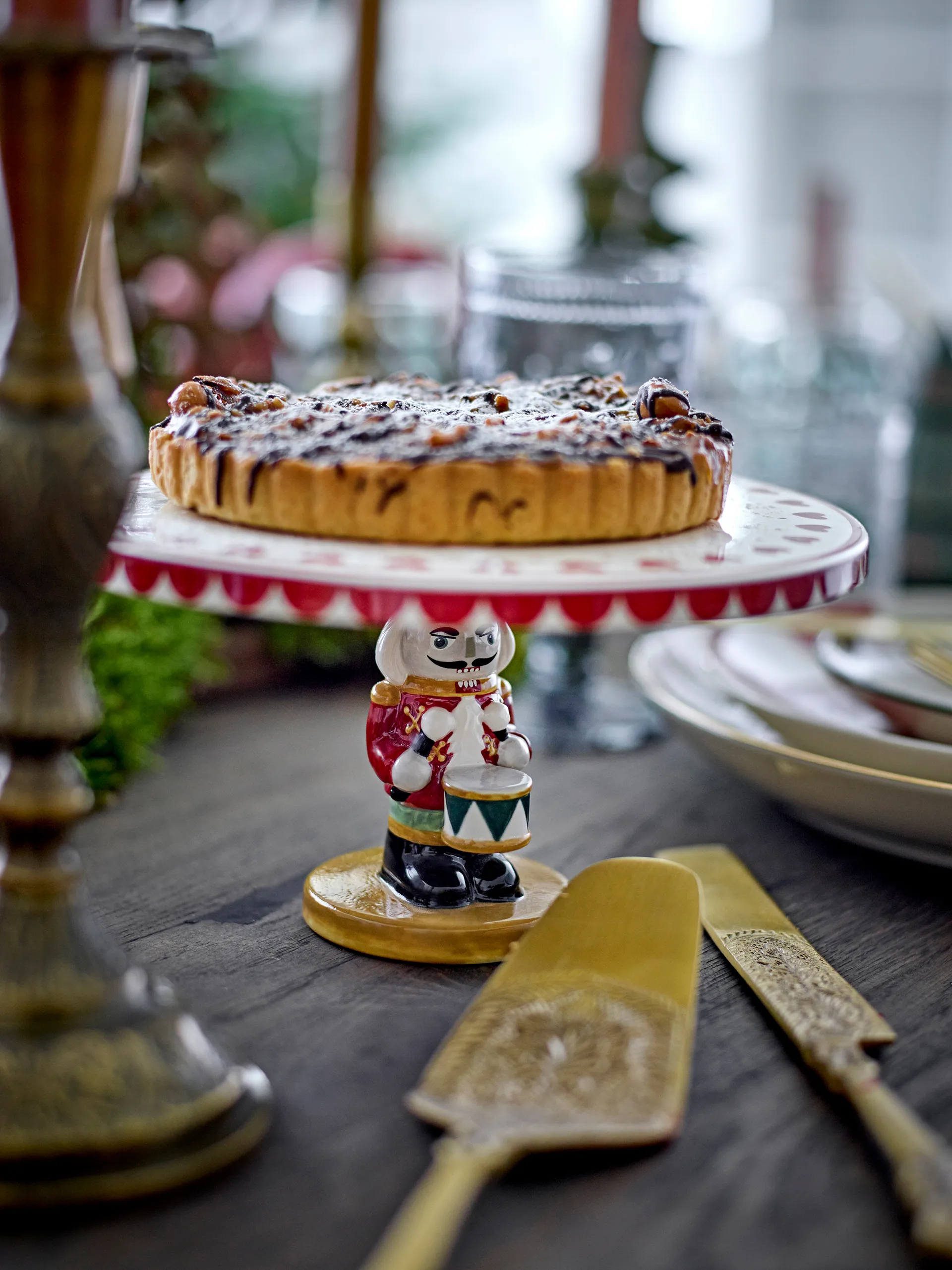 Jolly kakkulautanen Ø20 cm, Punainen Bloomingville