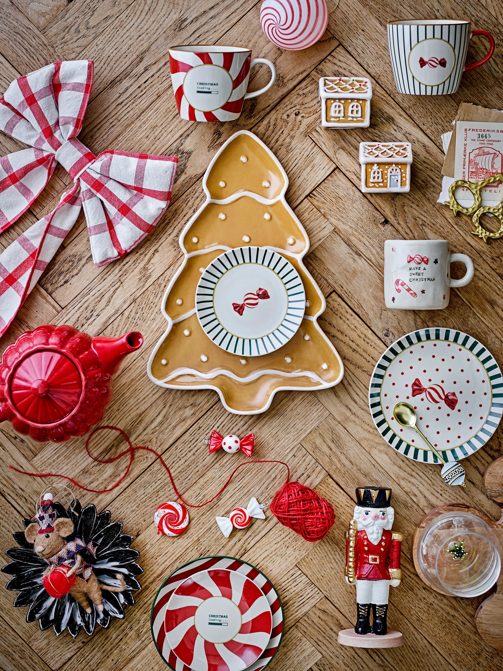 Jolly lautanen Ø16 cm, Punainen Bloomingville