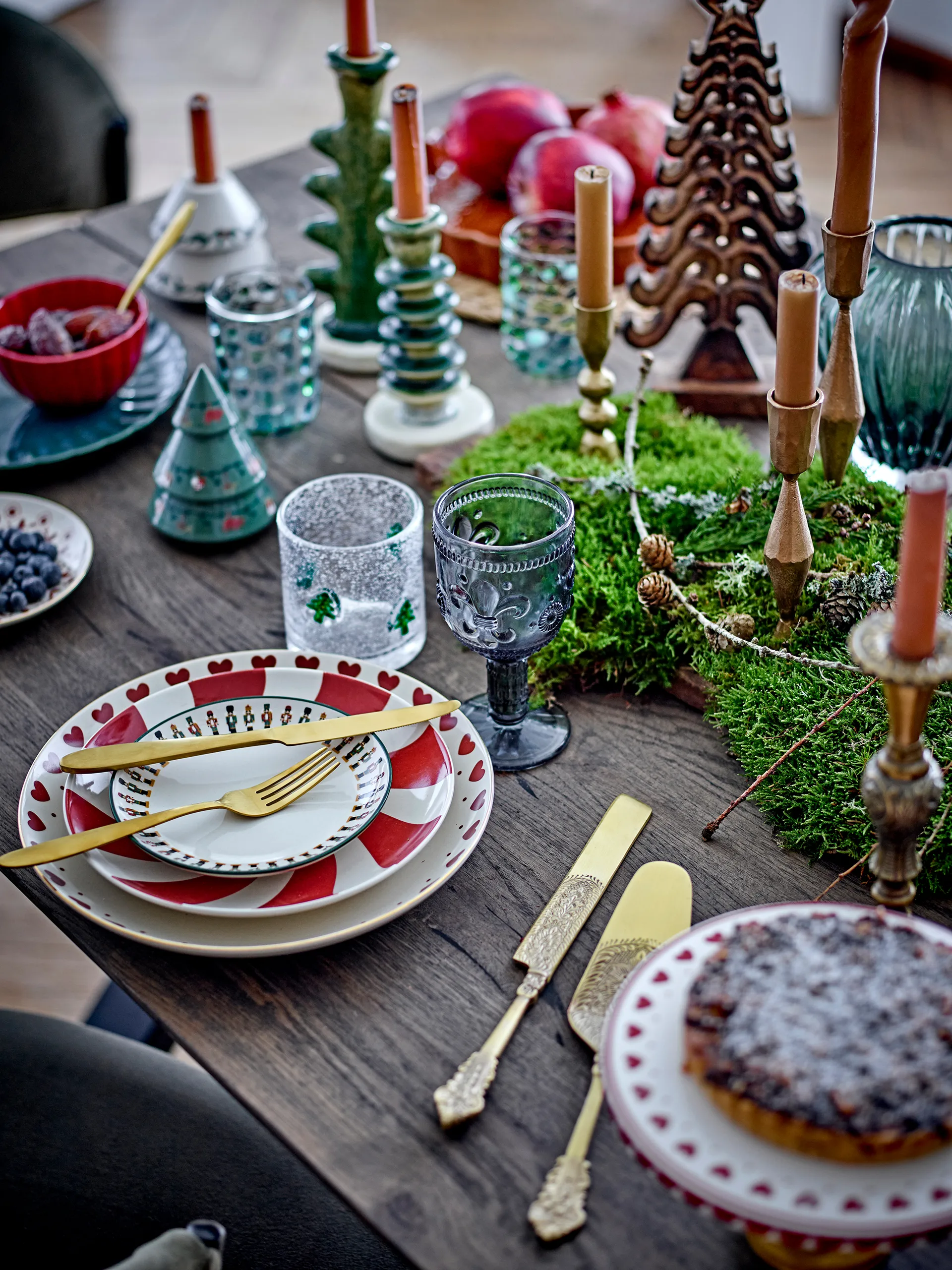 Jolly lautanen Ø26 cm, Punainen Bloomingville