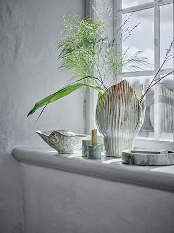 Kokoro kynttilänjalka 2 osaa - Vihreä marmori - Bloomingville