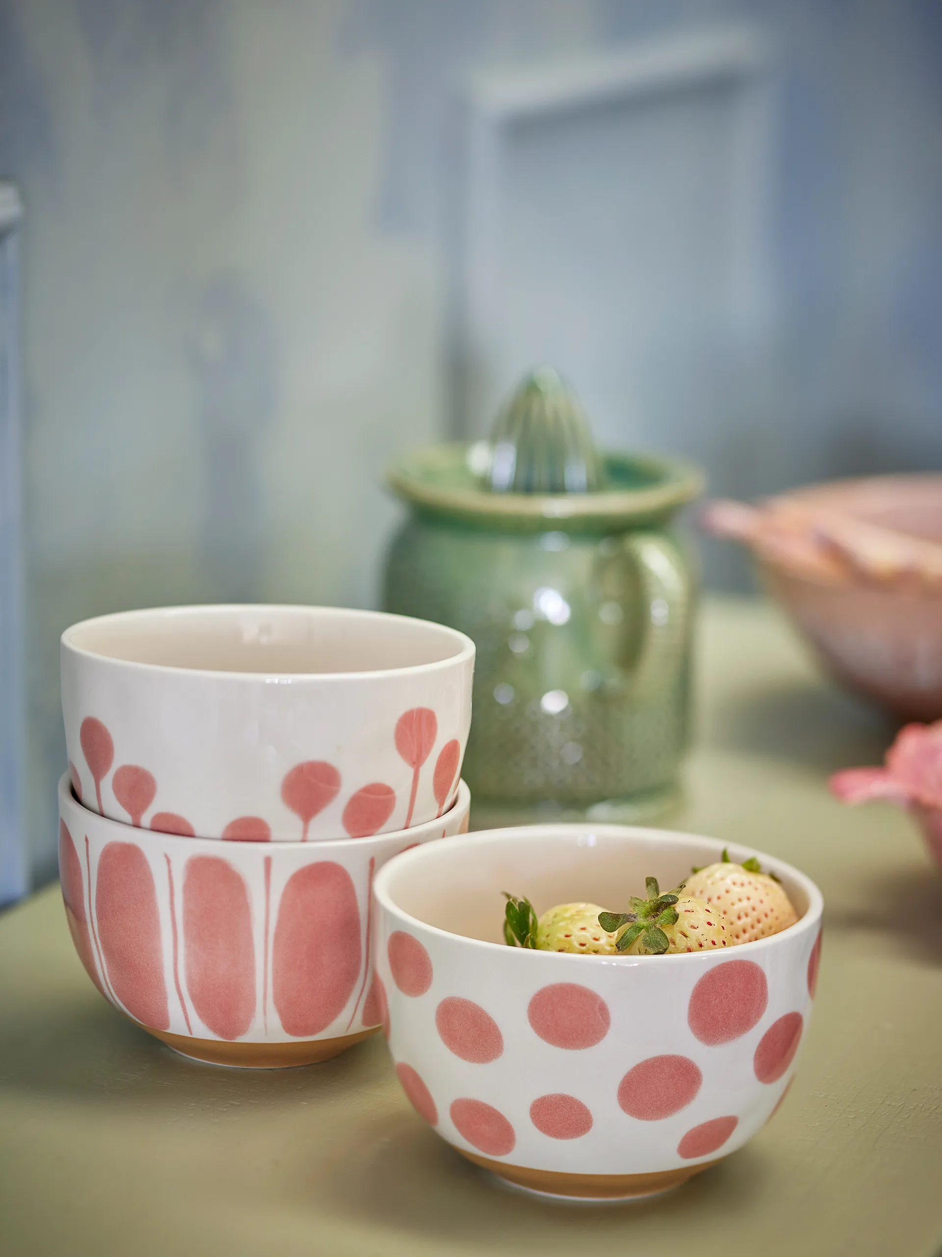 Linora kulho 58 cl 3 osaa, Ruusu Bloomingville