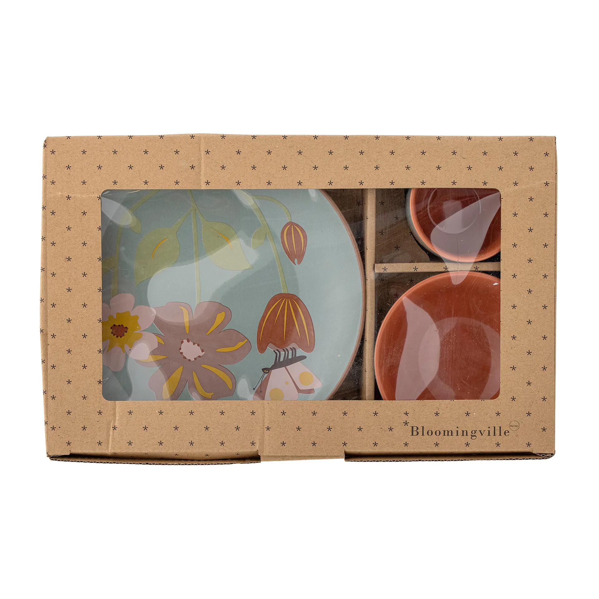 Meadow lastenastiasto kivitavaraa 3 osaa, Kukat Bloomingville