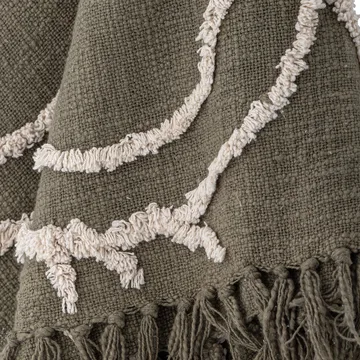 Mirfield torkkupeitto 125x150 cm - Green - Bloomingville