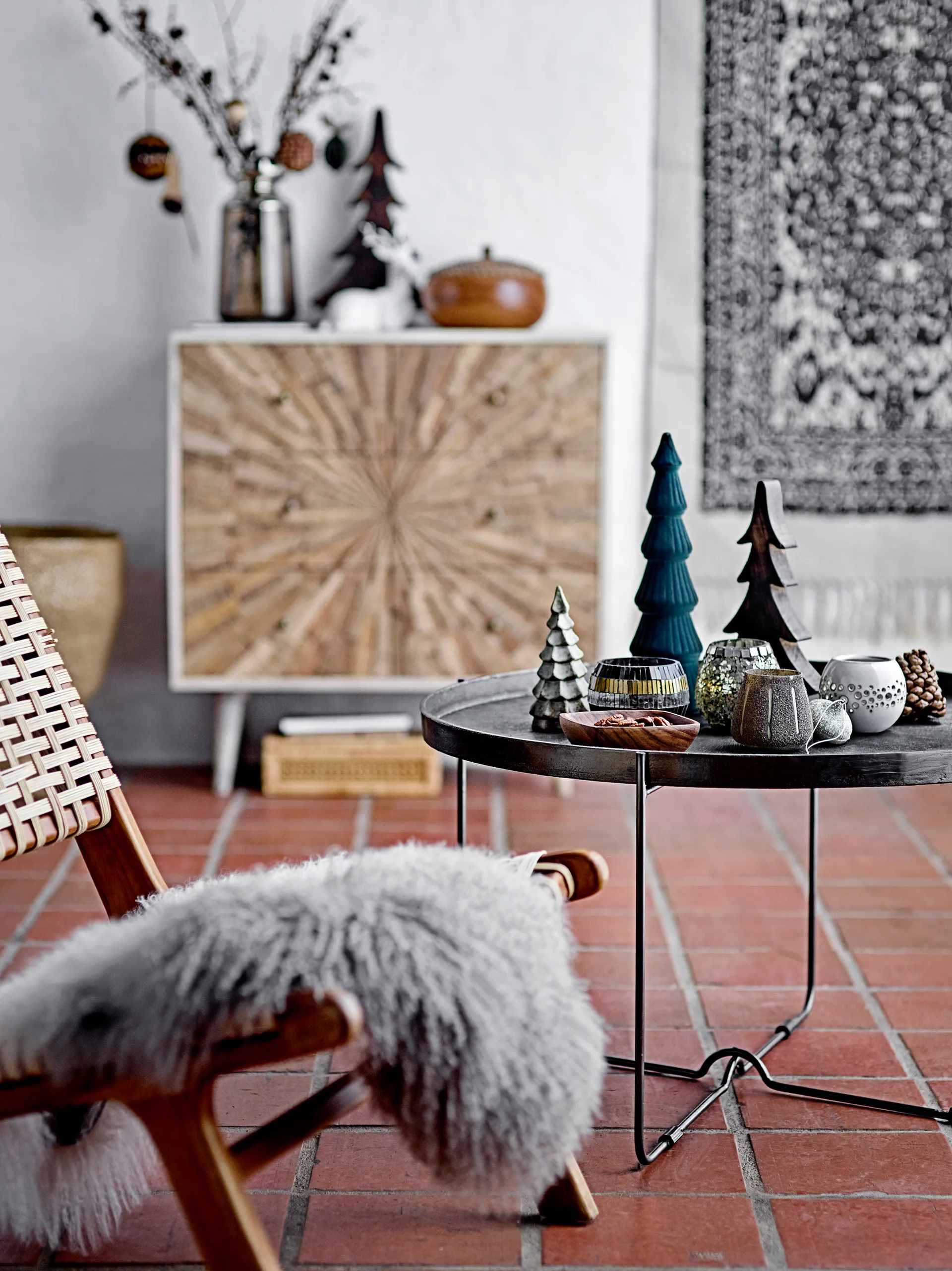 Misba joulukoriste Ø9 cm 4 osaa, Multi Bloomingville