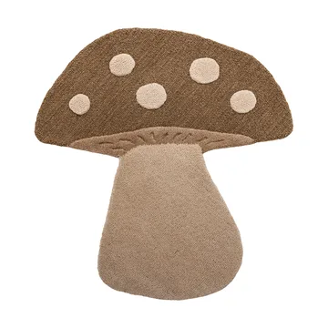 Mushroom matto - Ruskea, villa - Bloomingville
