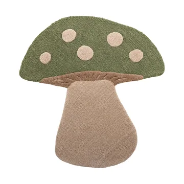 Mushroom matto - Vihreä, villa - Bloomingville
