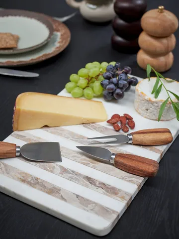 Novelle leikkuulauta marmori 38x22,5 cm - Valkoinen - Bloomingville