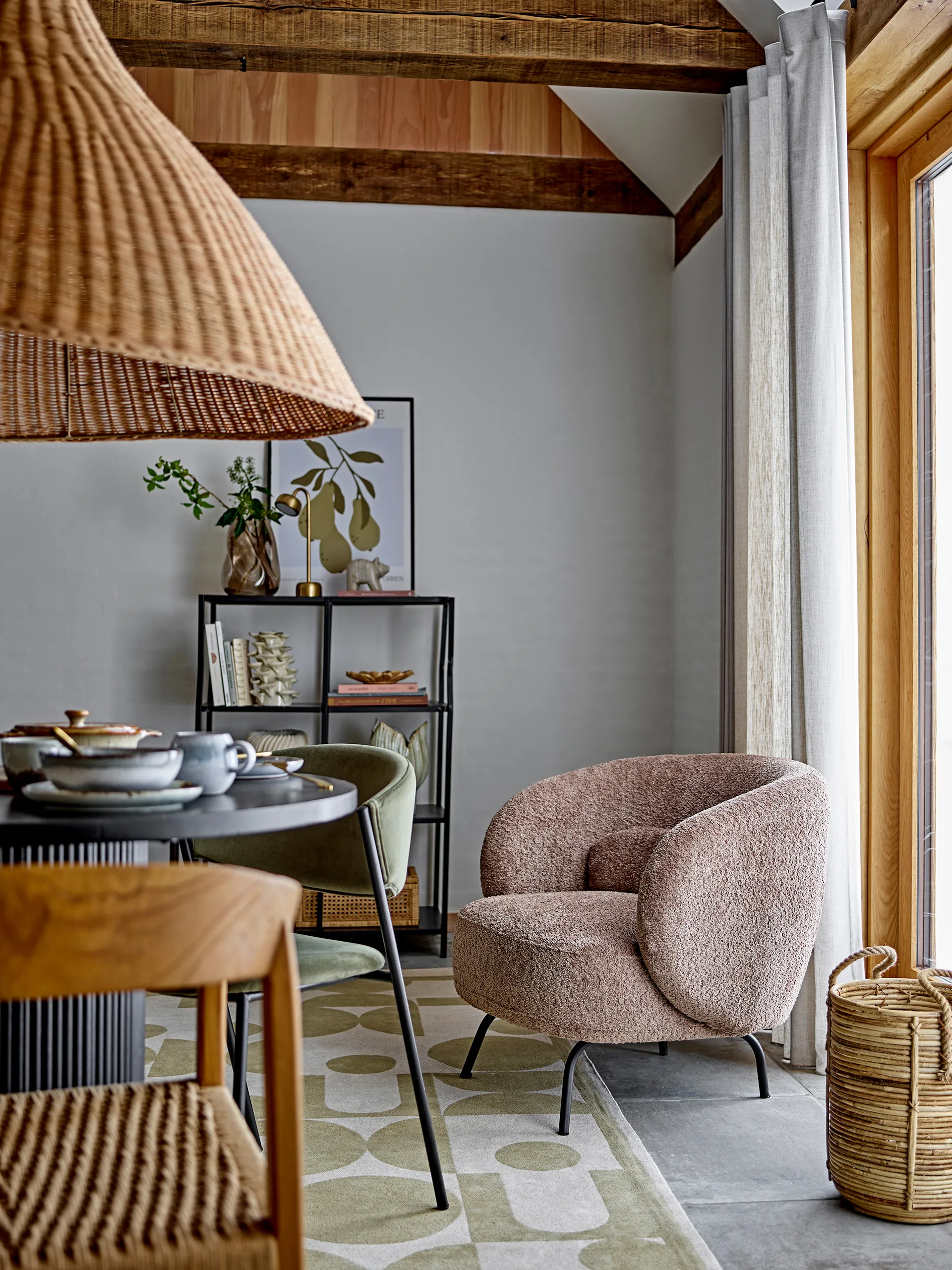 Poire juliste ja kehys 52x72 cm, Poire-black pine Bloomingville