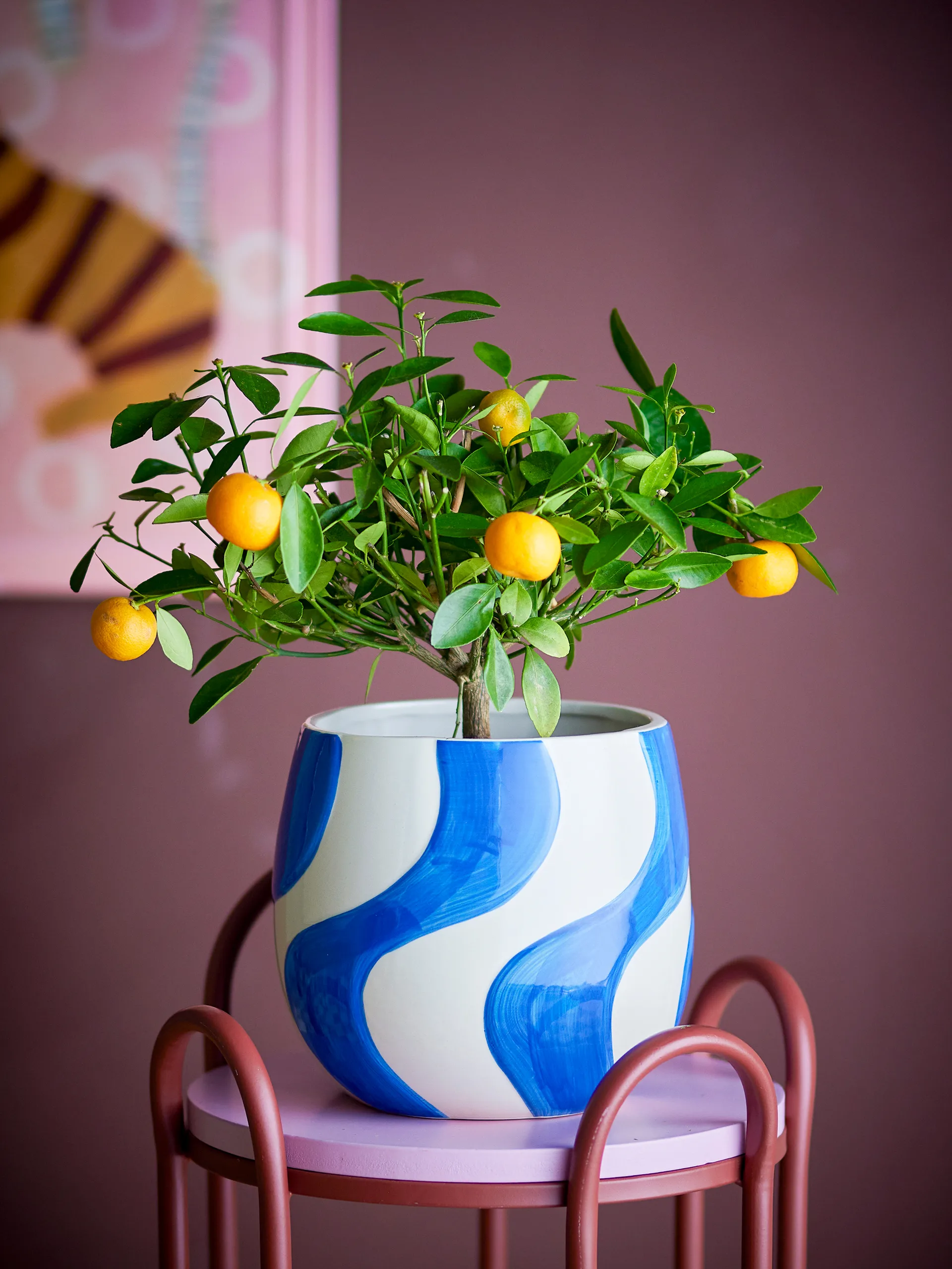 Romy ruukku Ø20,5 cm, Sininen Bloomingville