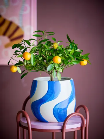 Romy ruukku Ø20,5 cm - Sininen - Bloomingville