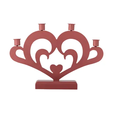Salia adventtikynttelikkö - Punainen, 36 cm - Bloomingville