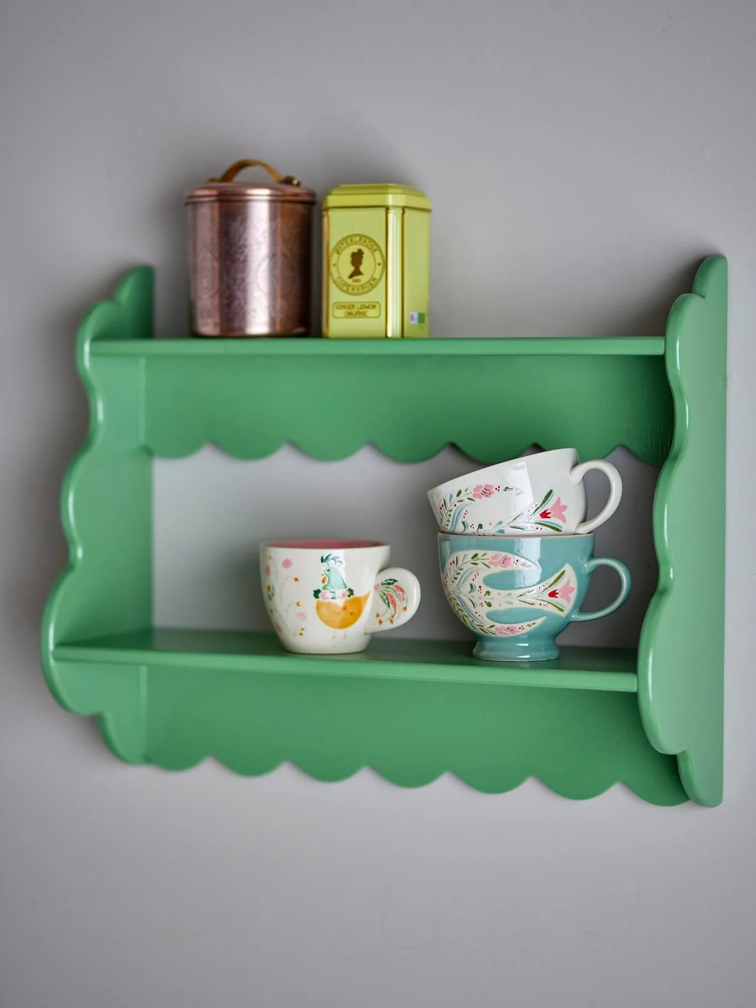 Salla hylly, Green, 49,5x40,5 cm Bloomingville