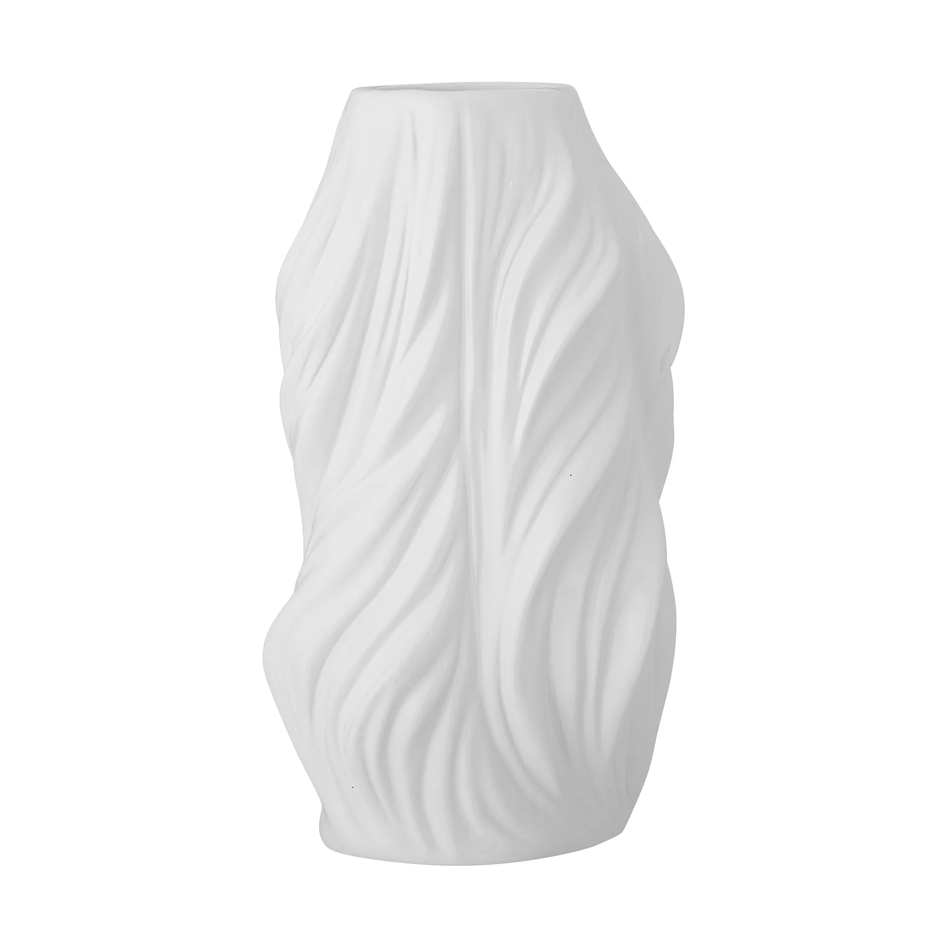 Sanak maljakko Ø14x26 cm, White Bloomingville