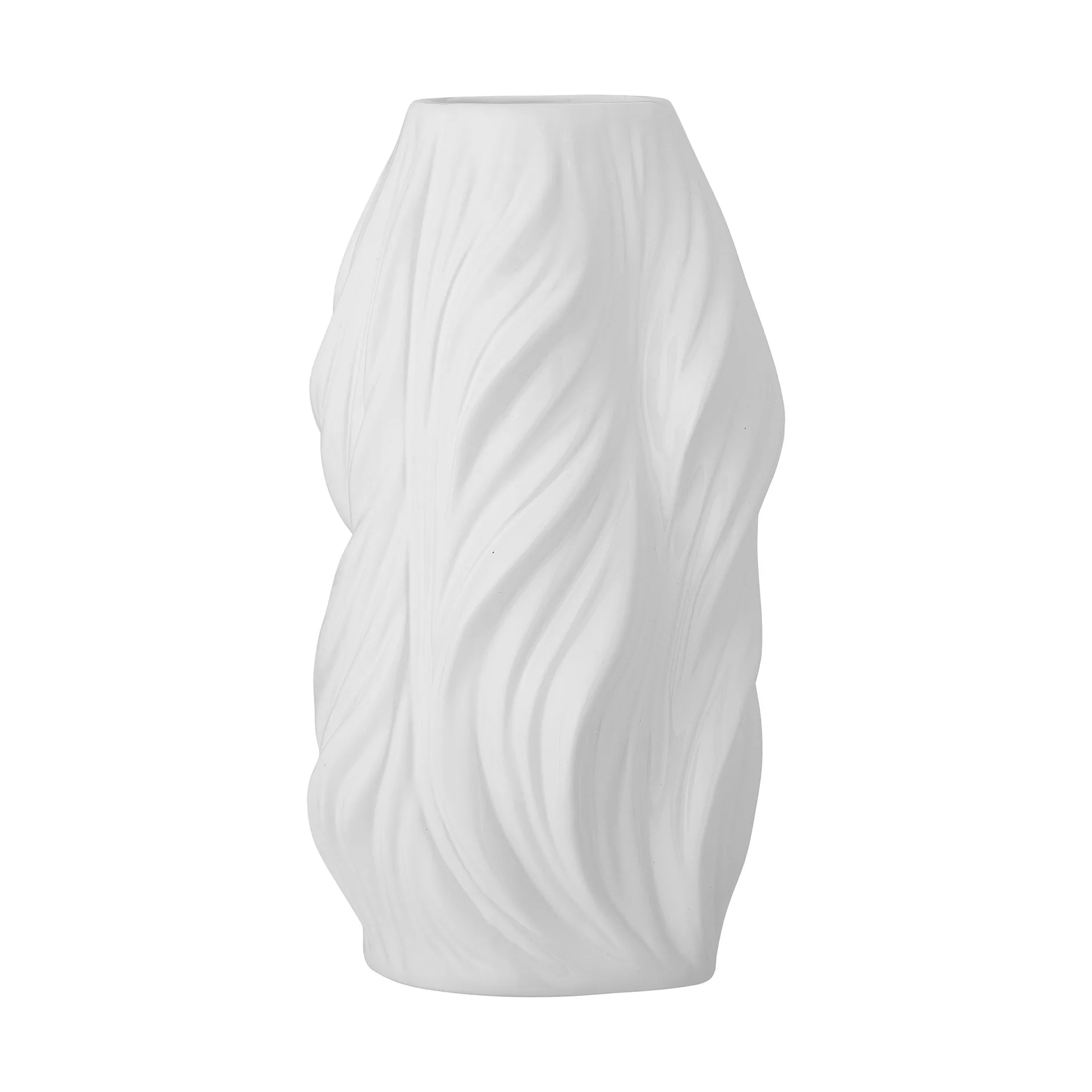 Sanak maljakko Ø14x26 cm, White Bloomingville