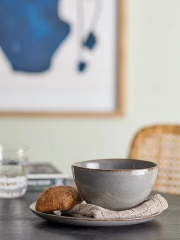 Sandrine aamiaissetti 12 osaa - Harmaa - Bloomingville