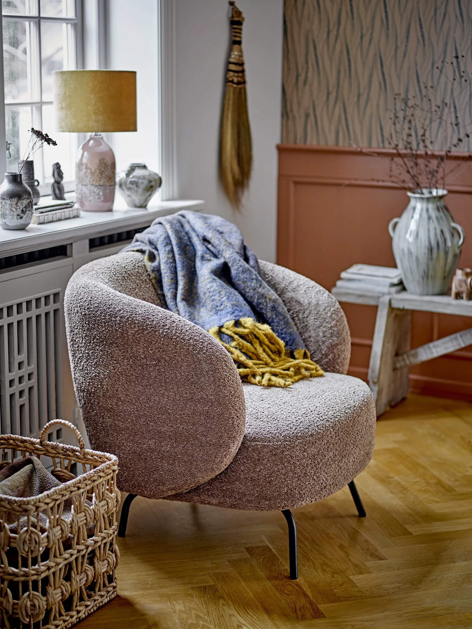 Sanella vaasi 35,5 cm, Vihreä Bloomingville