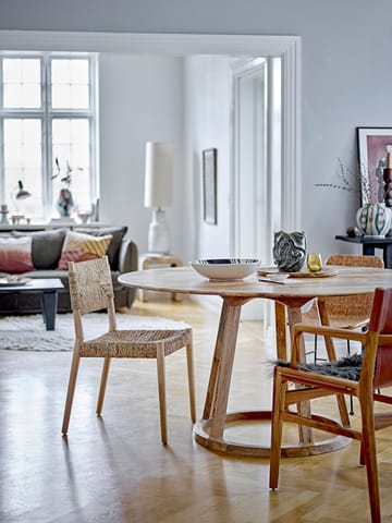 Saran tuoli kudottu selkänoja ja istuin - Luonnollinen - Bloomingville