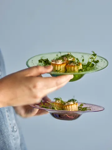 Sunil lautaset 2-pack - Vihreä - Bloomingville