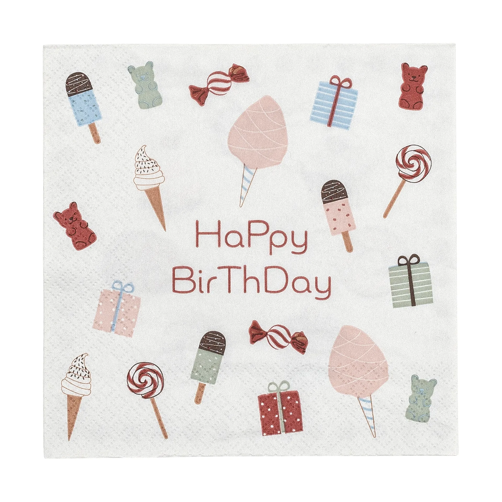 Sweets lautasliina 20-kpl pakkaus, Vaaleanpunainen Bloomingville