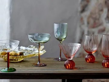 Taurin samppanjalasi 25 cl - Ruusunpunainen - Bloomingville