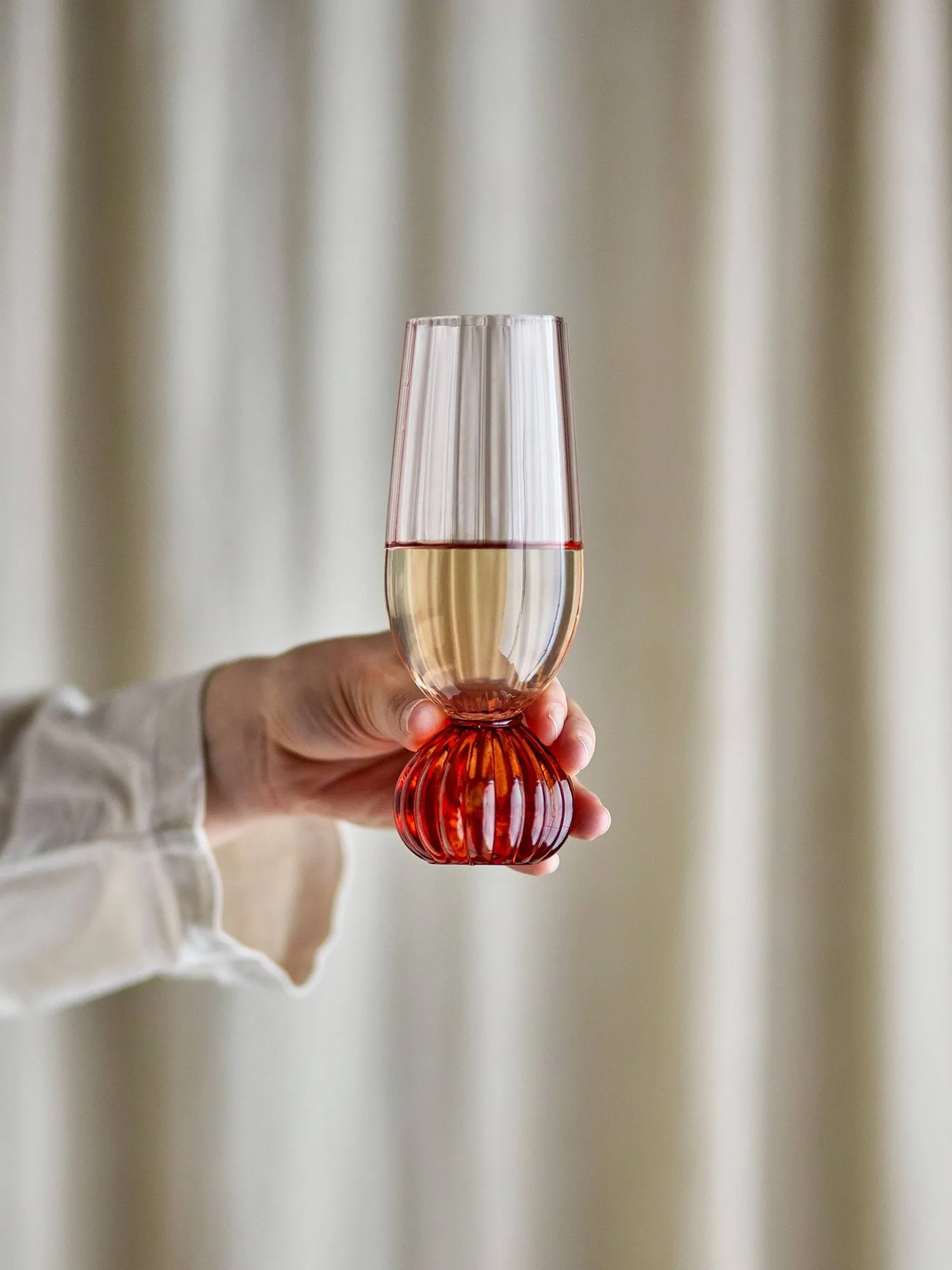 Taurin samppanjalasi 25 cl, Ruusunpunainen Bloomingville