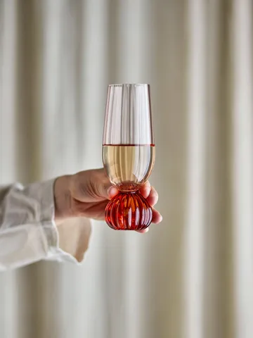 Taurin samppanjalasi 25 cl - Ruusunpunainen - Bloomingville