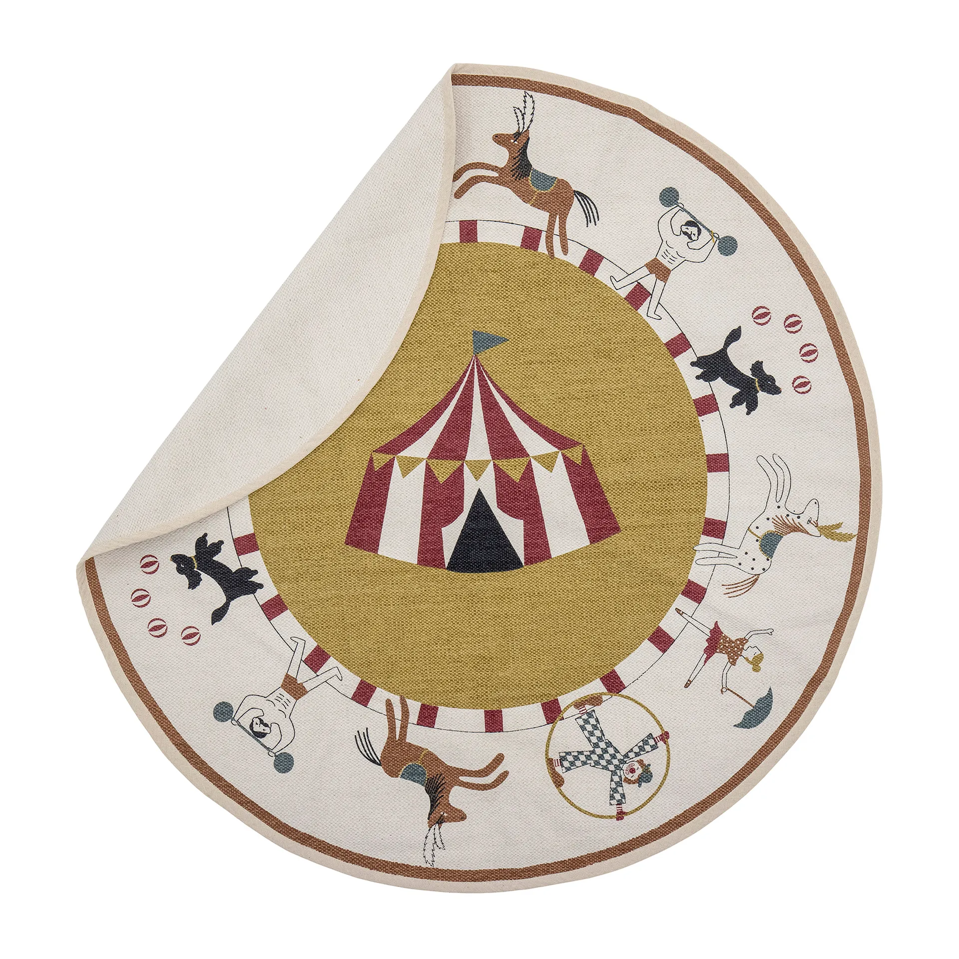 Ville matto Ø 110 cm, Sirkus Bloomingville