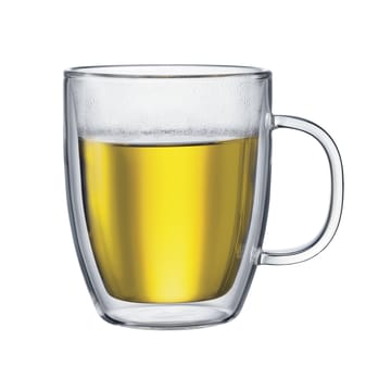 Bistro kaksiseinäinen korvallinen lasi 2 kpl - 0,45 l - Bodum