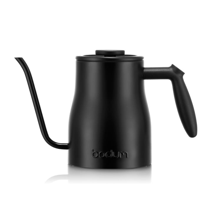 Bistro vedenkeitin joutsenkaulan mallisella kaatonokalla 8 kuppia, Black Bodum