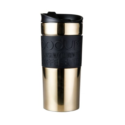 Travel mug matkamuki 35 cl, Gull metal Bodum