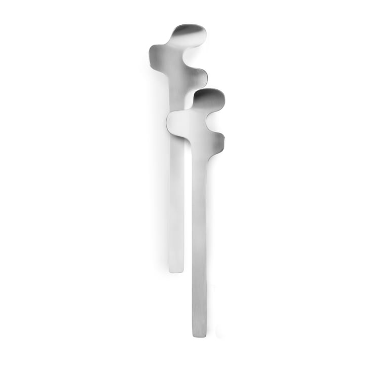 Leaf salaattiottimet, Brushed Steel Born In Sweden
