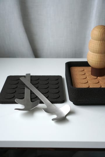 Leaf salaattiottimet - Brushed Steel - Born In Sweden