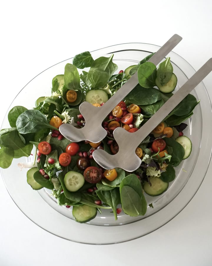 Leaf salaattiottimet, Brushed Steel Born In Sweden