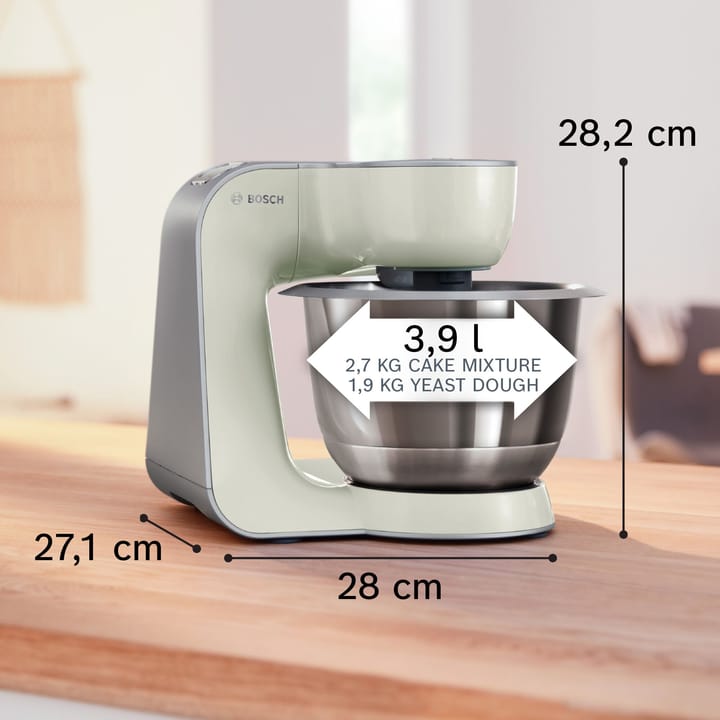 Bosch Serie 4 MUM 5 yleiskone 1000W, Harmaa-hopea Bosch