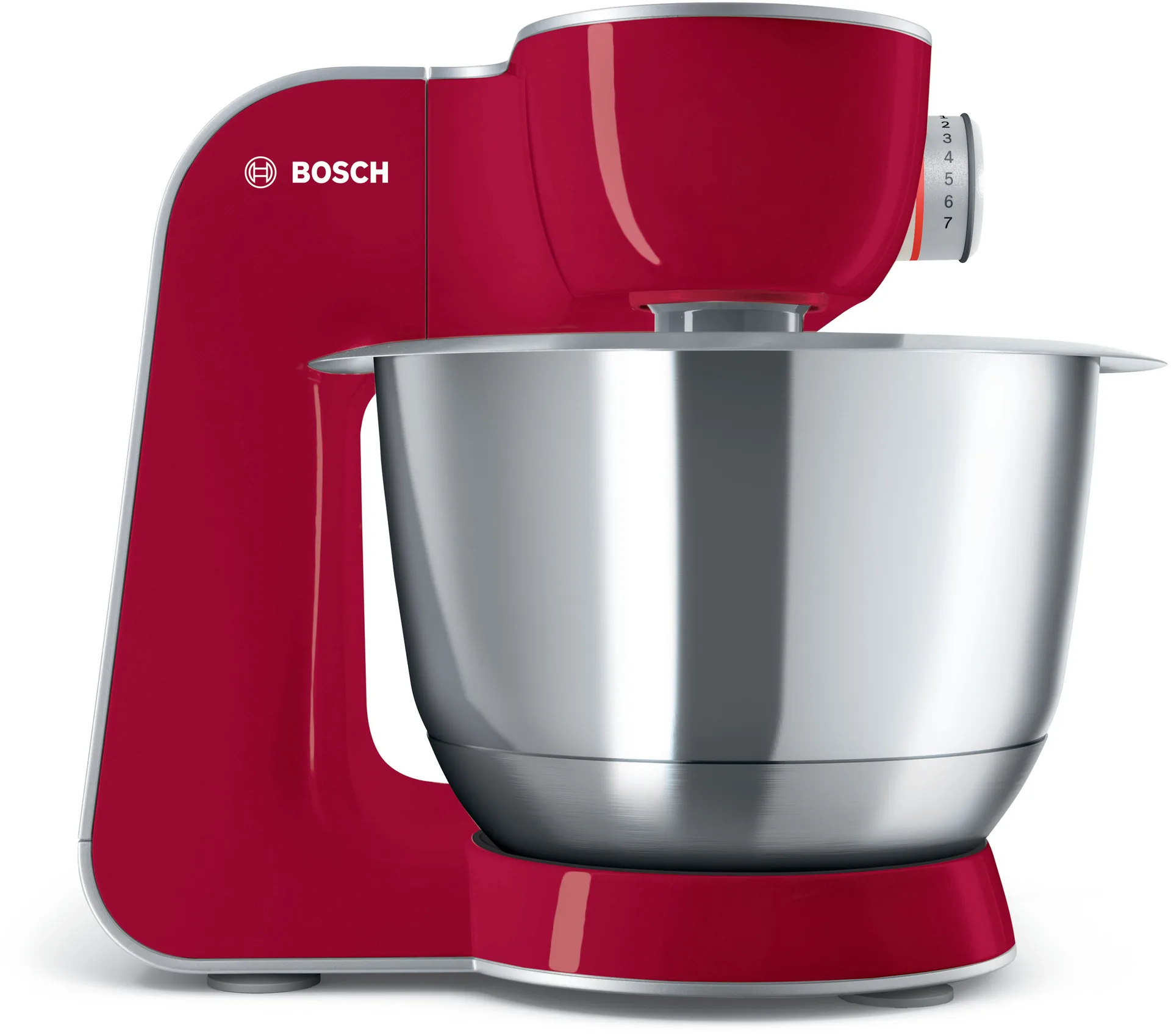 Bosch Serie 4 MUM 5 yleiskone 1000W, Punainen-hopea Bosch
