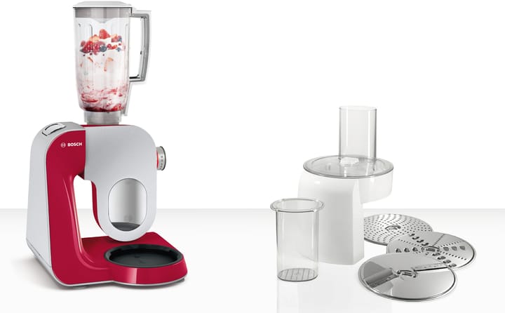 Bosch Serie 4 MUM 5 yleiskone 1000W, Punainen-hopea Bosch